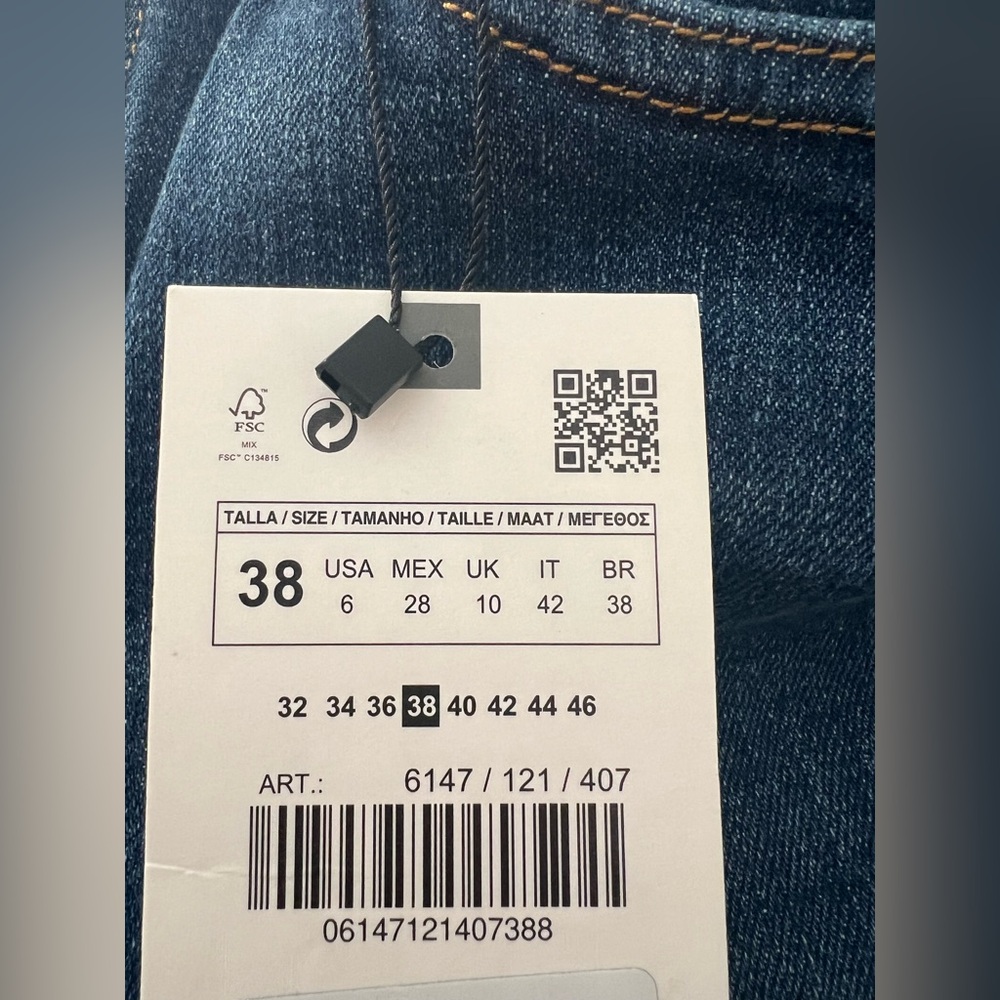 Zara mini flare cropped jeans - Picture 4 of 5